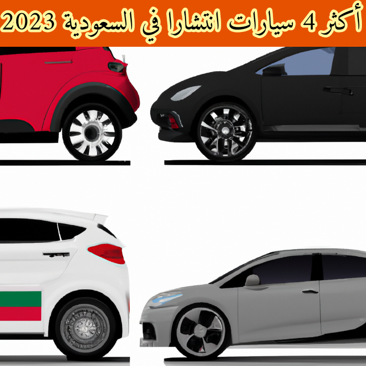 أكثر 4 سيارات انتشارا في السعودية 2023